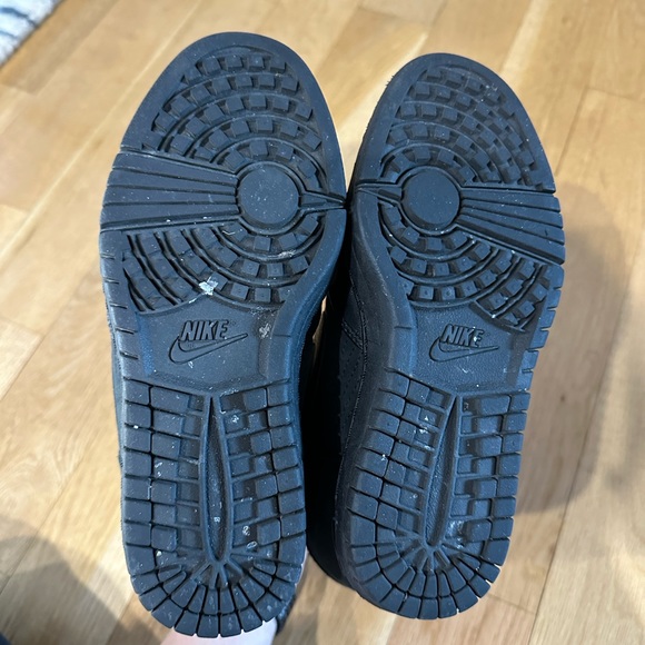 Nike Dunk Sky Hi  Gray Black Suede Wedge Sneaker Boot 616715-001 Women Size 6.5 - Picture 5 of 6